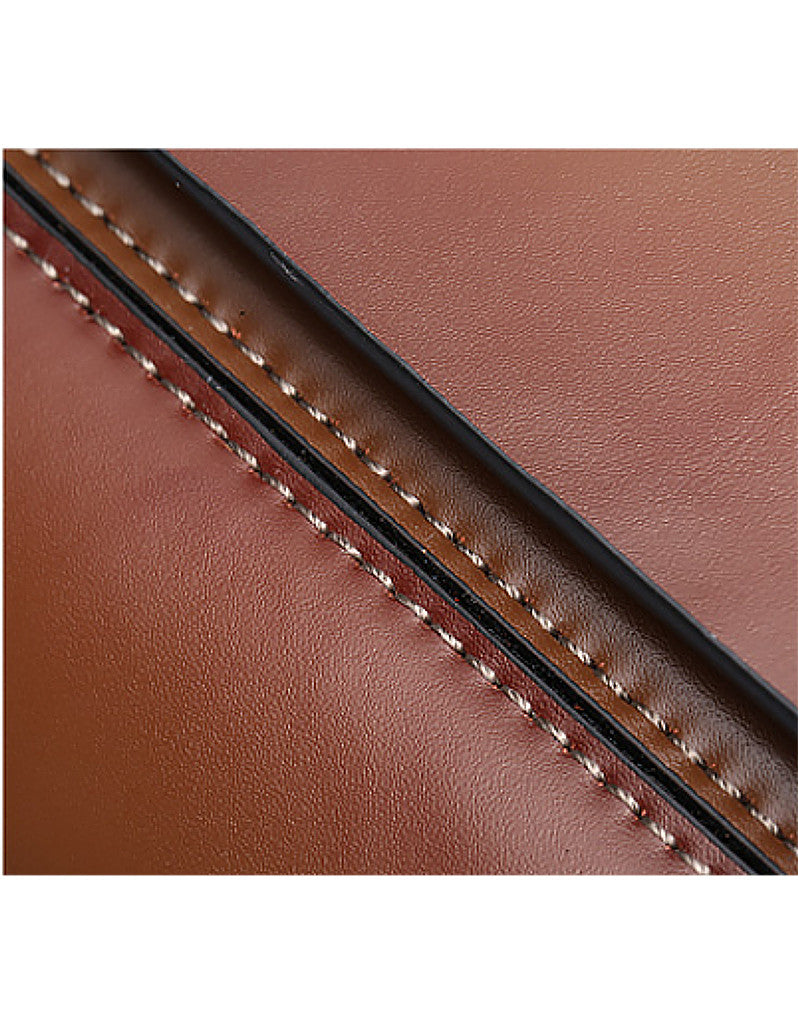 Genuine leather shoulder bag with front flap and tassle (more colours)