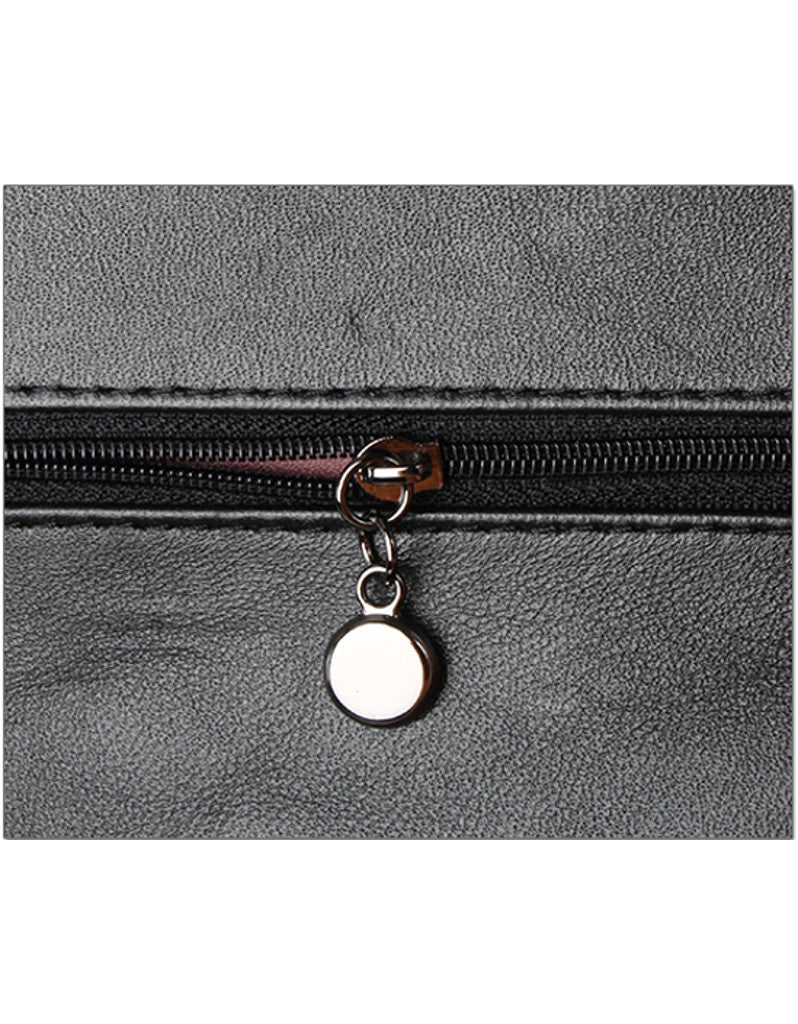 Genuine sheepskin leather camellia flower design flap handbag