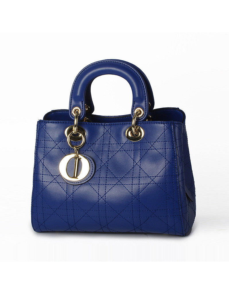 Genuine leather cannage stitched tote bag (more colours)