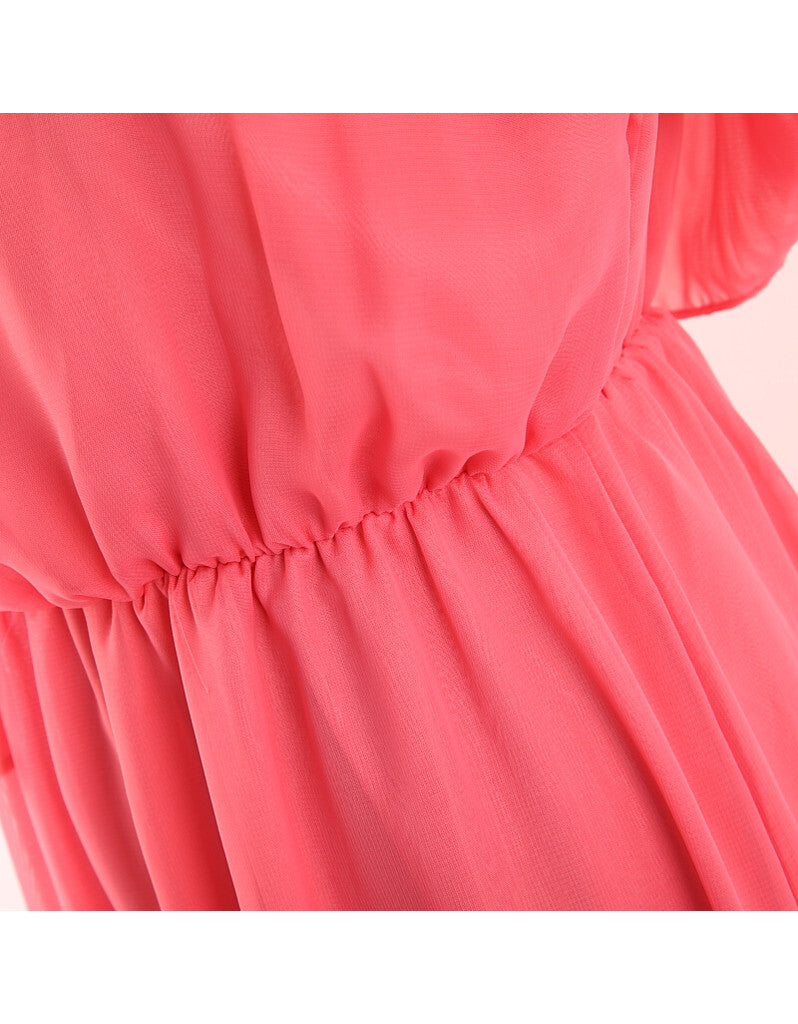 Sleeveless flowy long dress