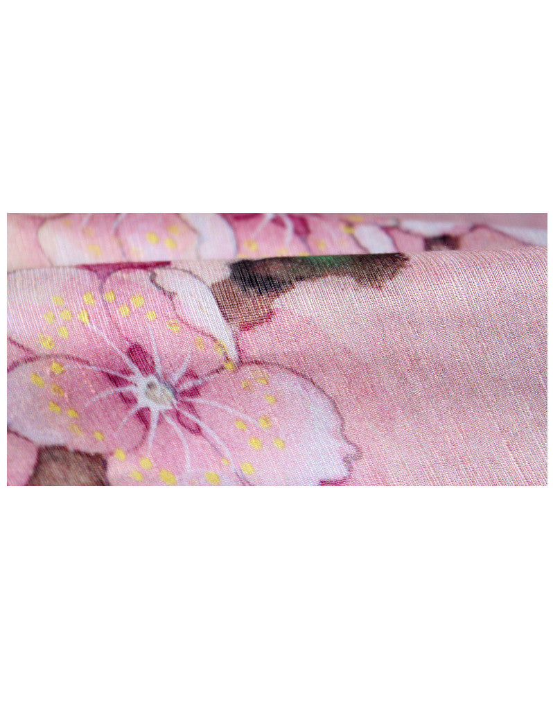 Short-sleeve short flared cheongsum