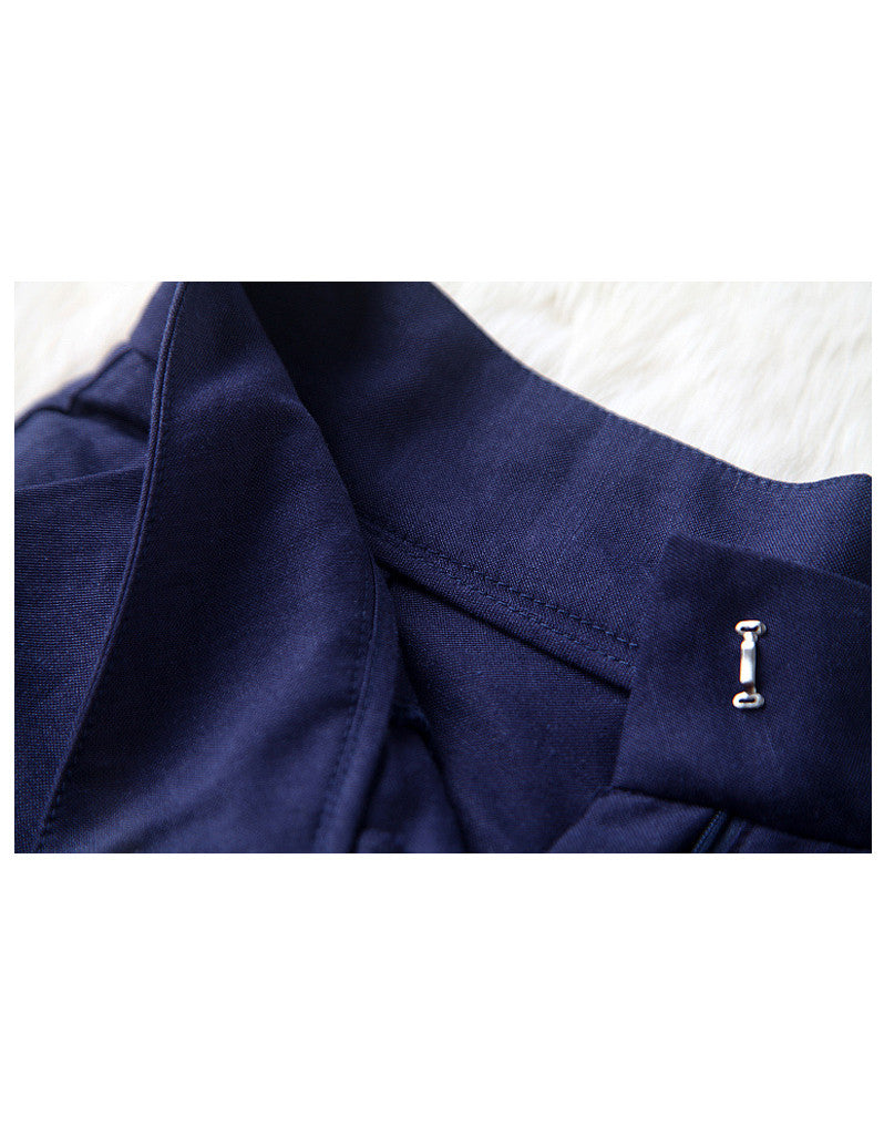 Sleeveless V-neck top with spaghetti top and shorts