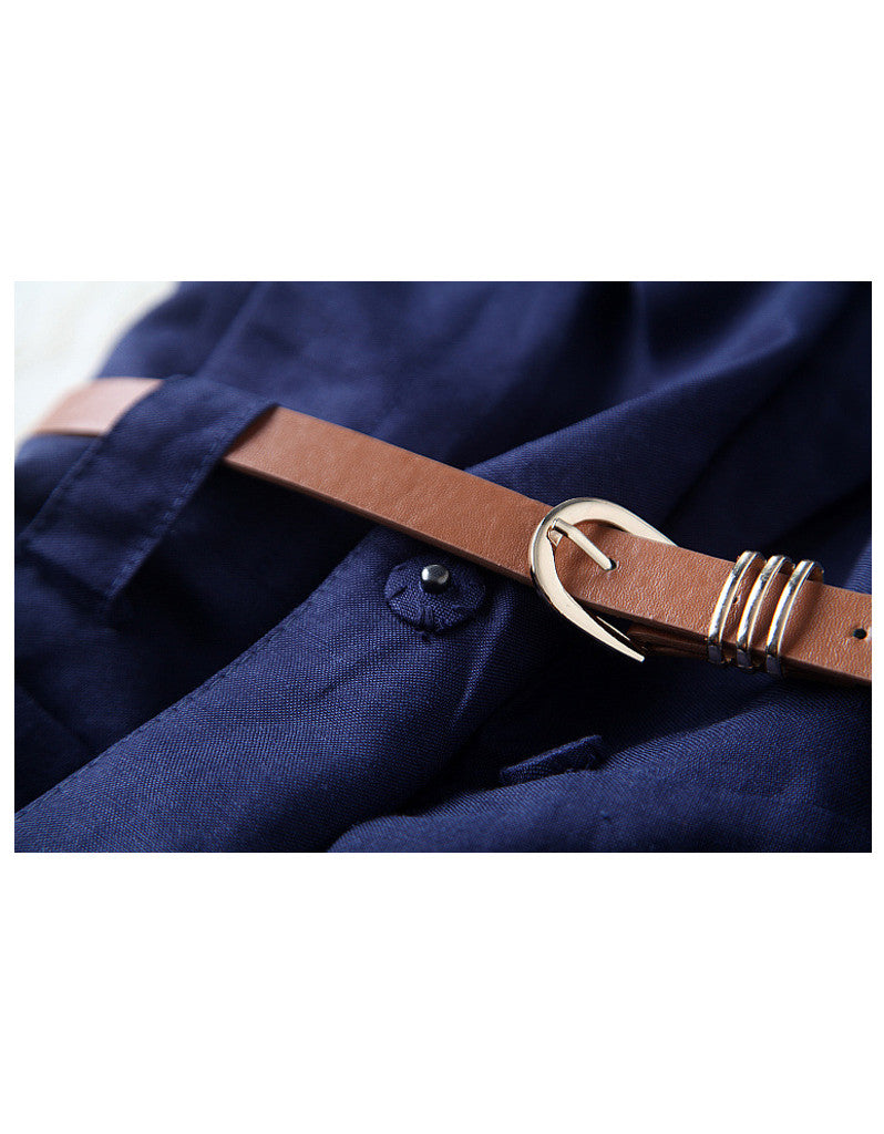 Sleeveless V-neck top with spaghetti top and shorts