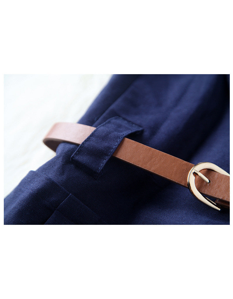 Sleeveless V-neck top with spaghetti top and shorts