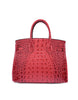 Genuine leather crocodile prints tote bag with lock and clochette - SMALL (more colours)