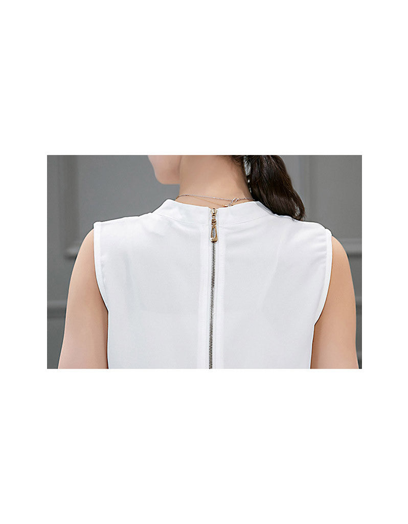 Lightning sleeveless top with mid-length culottes (More colours)