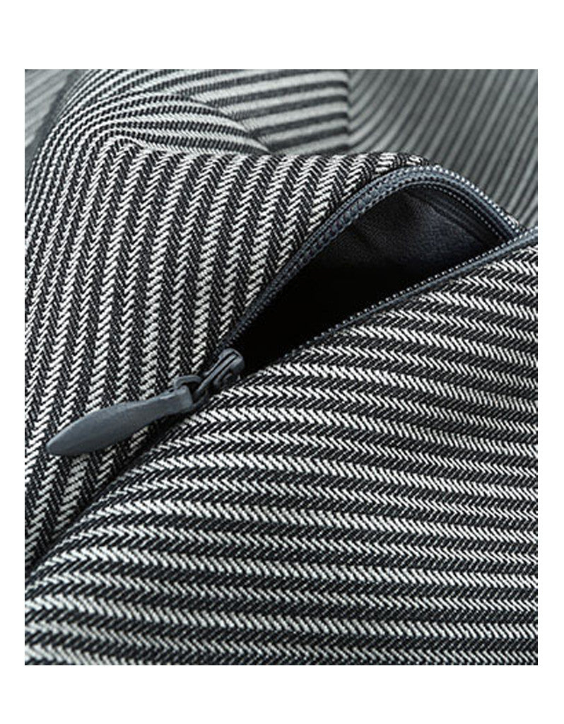 Grey sleeveless tailored mid-length dress