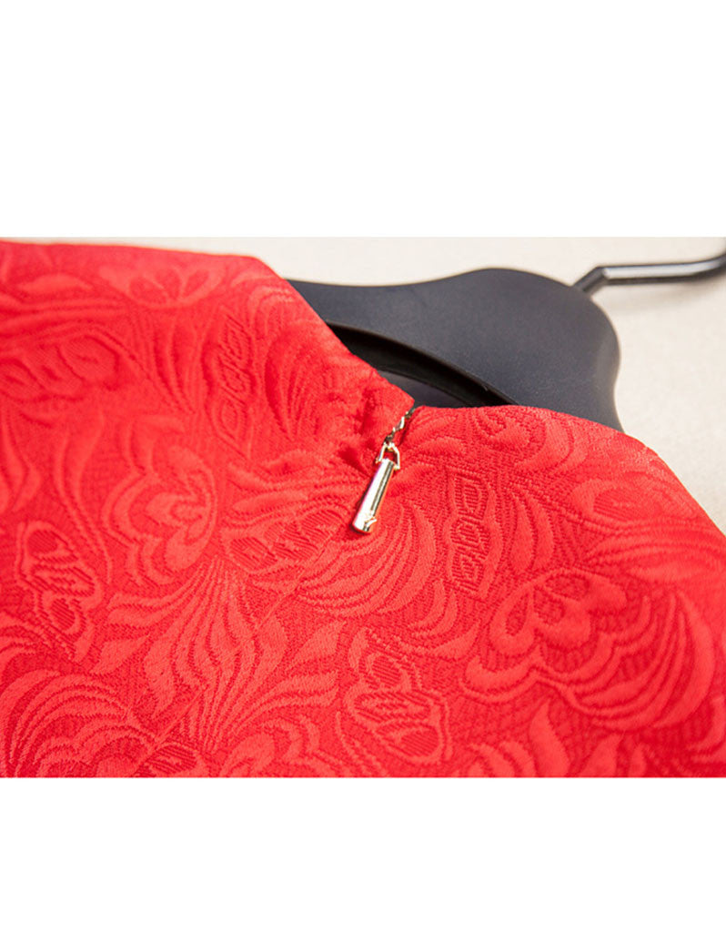 Sleeveless embroidered, beaded short dress with rhinestones