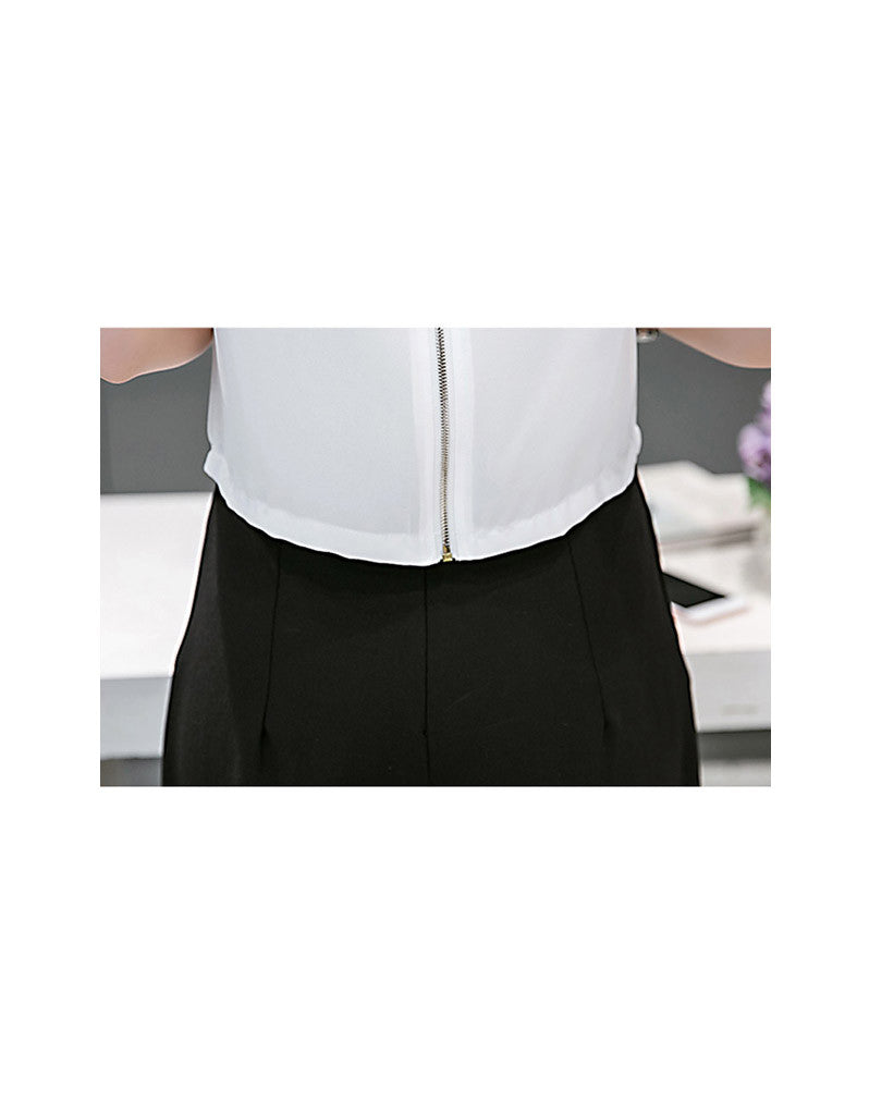 Lightning sleeveless top with mid-length culottes (More colours)