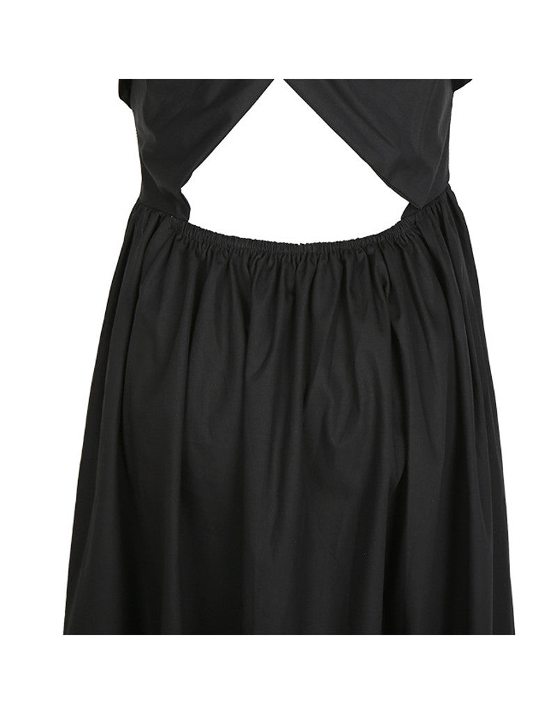 Dress with crisscross back