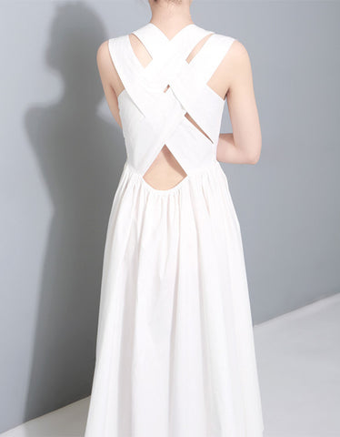 Bohemian top with embroidery and cut-out sleeves