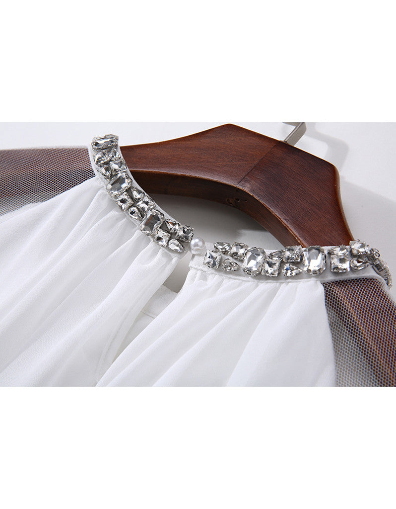 Dress with ruffles on sleeves (More colours)