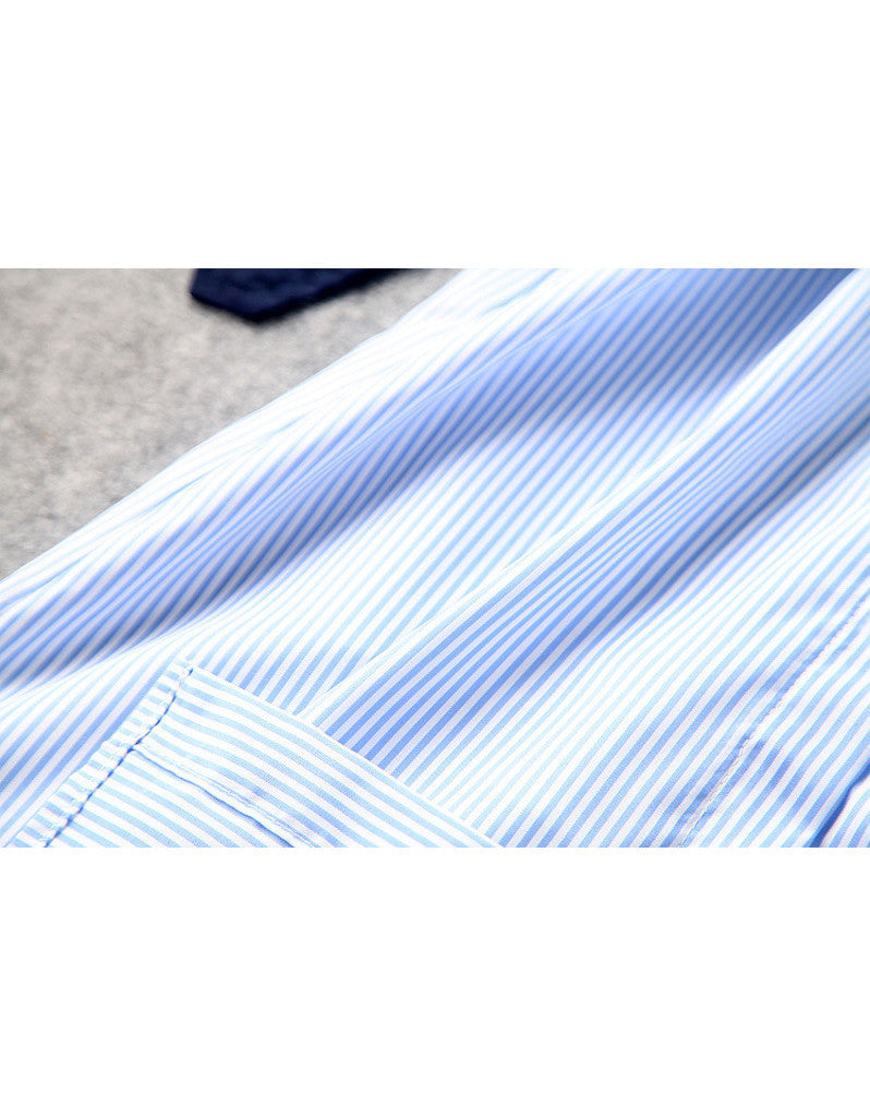 Mid-length dress with layered mid-length sleeves