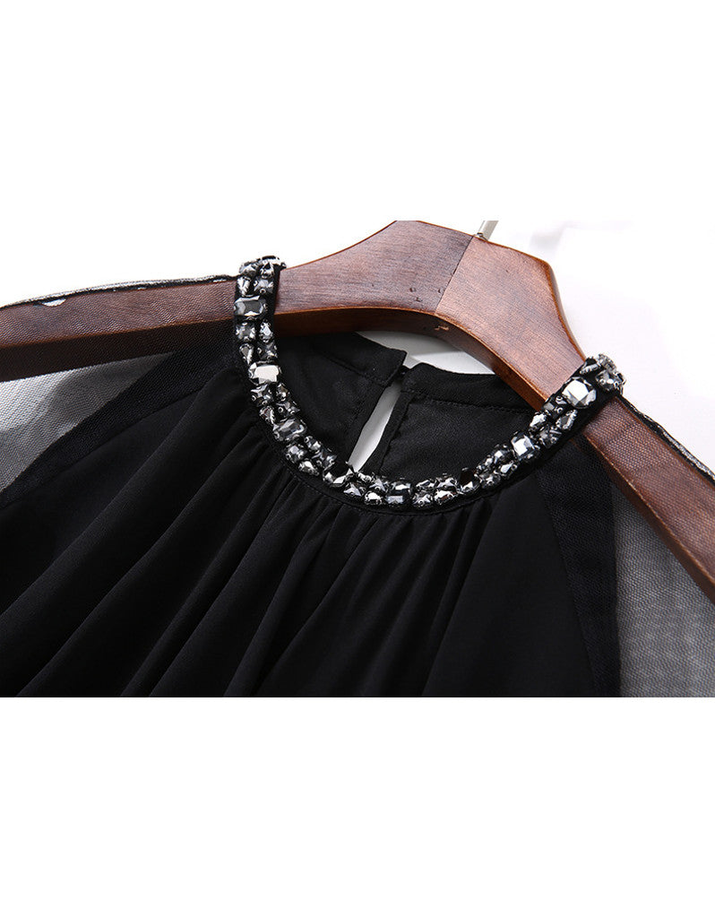 Dress with ruffles on sleeves (More colours)