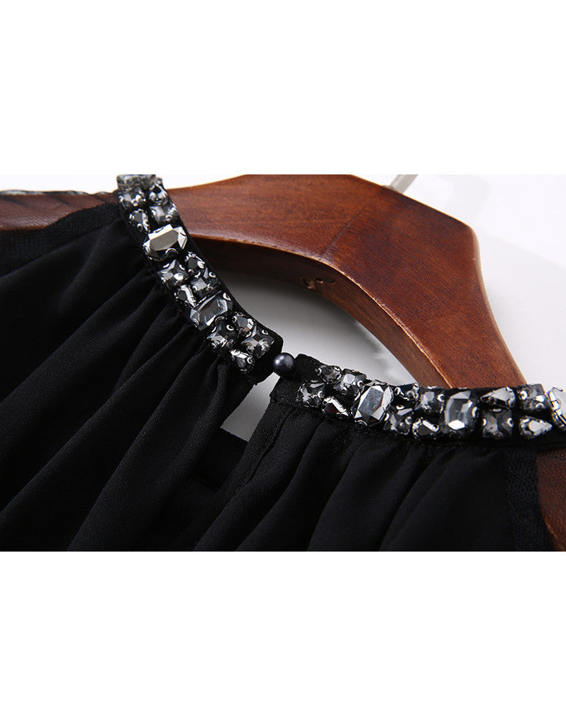 Dress with ruffles on sleeves (More colours)