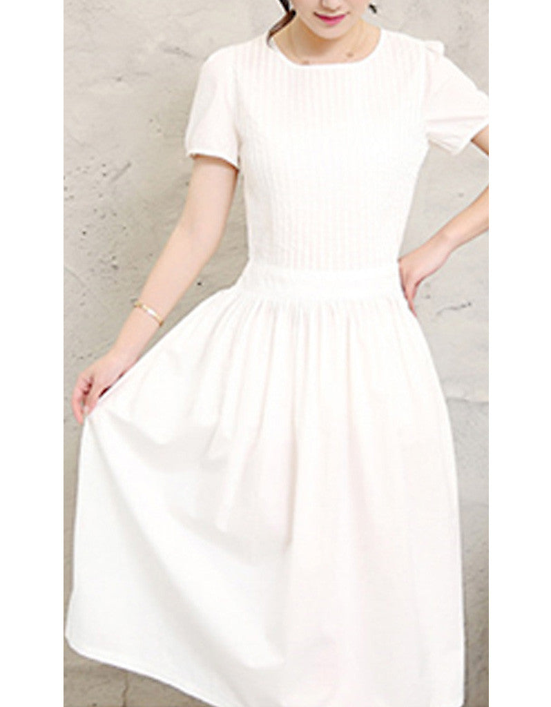Short sleeve long casual dress (More colours)