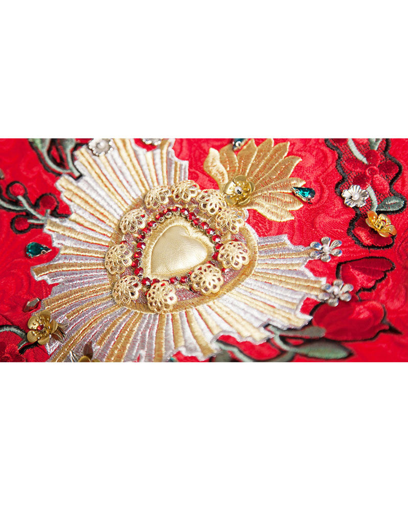 Sleeveless embroidered, beaded short dress with rhinestones