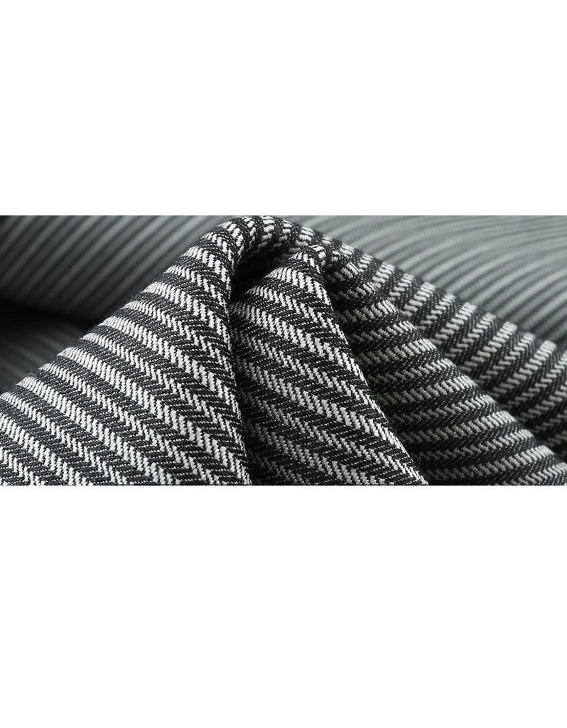 Grey sleeveless tailored mid-length dress