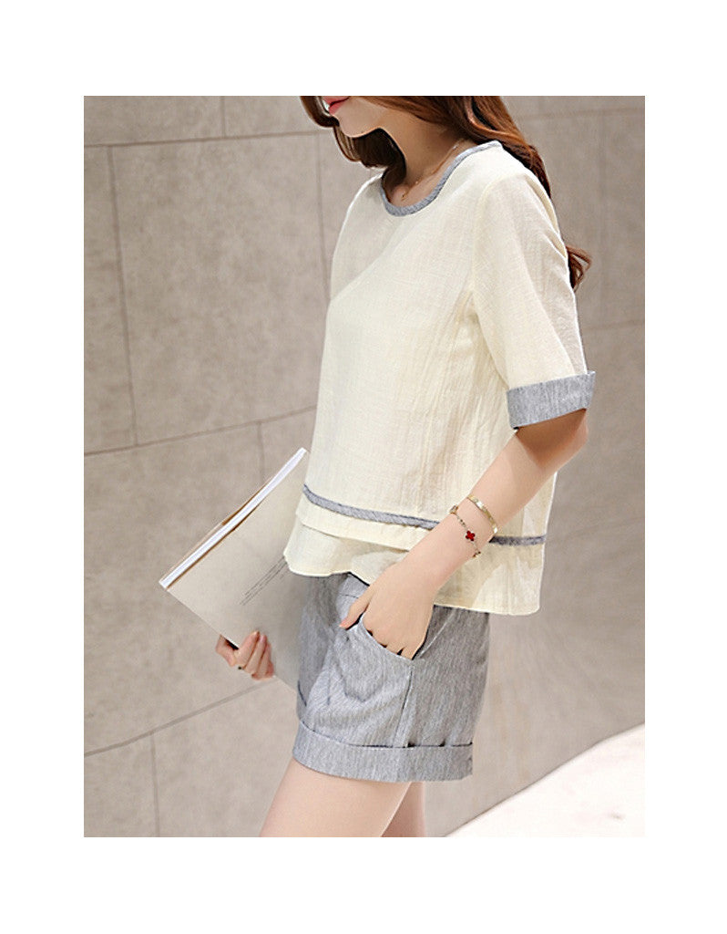 Short sleeve top with shorts (More colours)