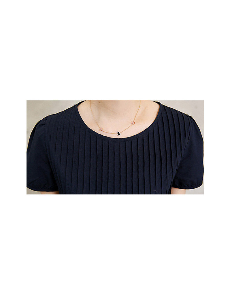 Short sleeve long casual dress (More colours)