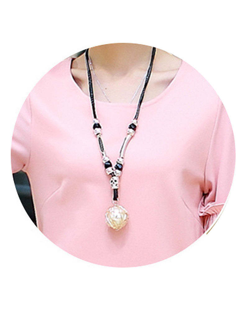 Short dress with 3/4 length sleeve with frills (More colours)