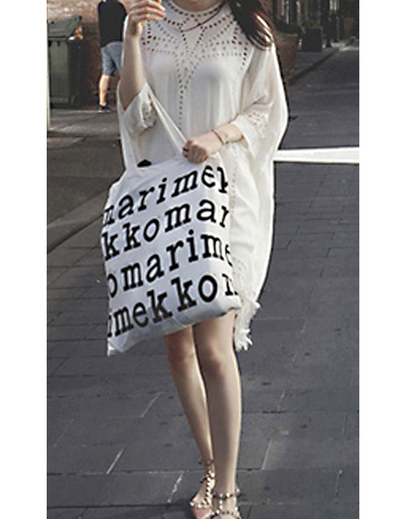 Fringed short dress (More colours)