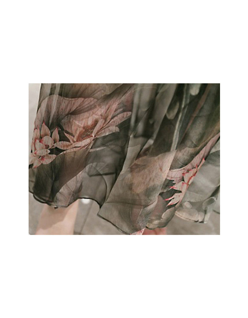 Romantic Floral Long Dress