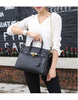 Genuine leather crocodile prints tote bag with lock and clochette - SMALL (more colours)