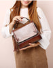 Genuine leather shoulder bag with front flap and tassle (more colours)