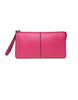 Genuine leather long wallet with wristlet strap (more colours)