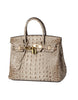 Genuine leather crocodile prints tote bag with lock and clochette - MEDIUM (more colours)