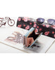 3-fold PU leather wallet with metal heart marquee (more colours)