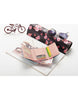 3-fold PU leather wallet with metal heart marquee (more colours)