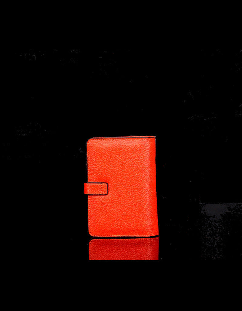 Genuine leather wallet with slip-on closure (more colours)