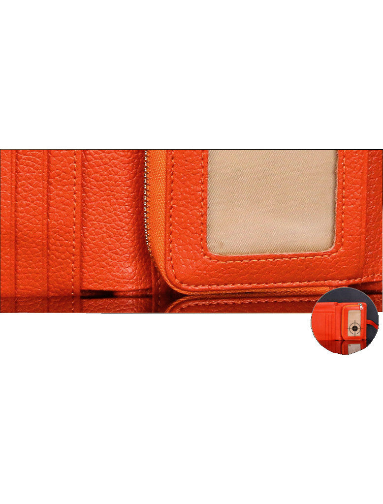 Genuine leather wallet with slip-on closure (more colours)