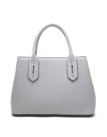 Genuine sheepskin leather chevron quilted design flap handbag