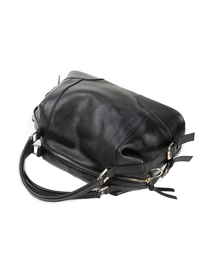 Genuine leather bowler bag (more colours)