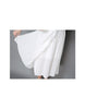 Monochrome mid-length sleeve top with pleated skirt