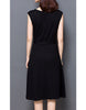 Sleeveless mid-length shift dress (More colours)