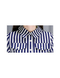 Short sleeve striped mid-length dress (More colours)