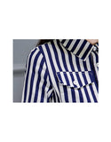 Short sleeve striped mid-length dress (More colours)
