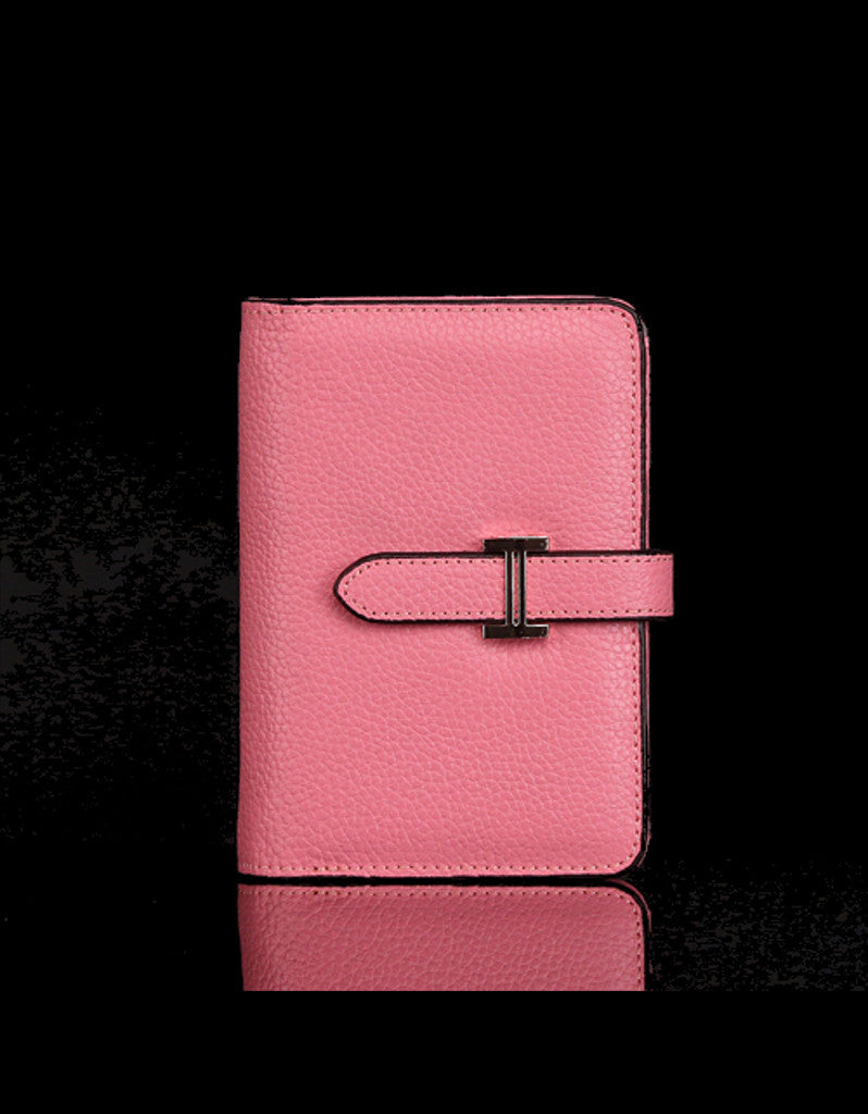 Genuine leather wallet with slip-on closure (more colours)